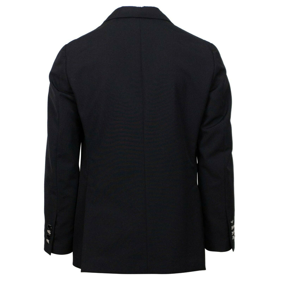 Drop 9 Wool 3 Roll 2 Button Sport Coat - Black