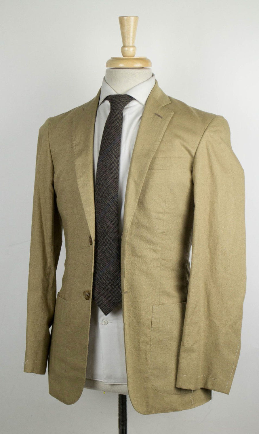 Martin Greenfield 2 Button Wool Suit - Khaki Brown