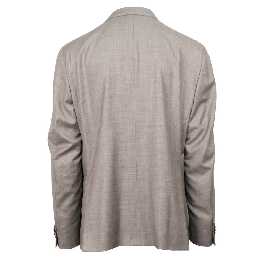 Drop 7 Wool 3 Roll 2 Button Slim/Trim Fit Suit - Tan