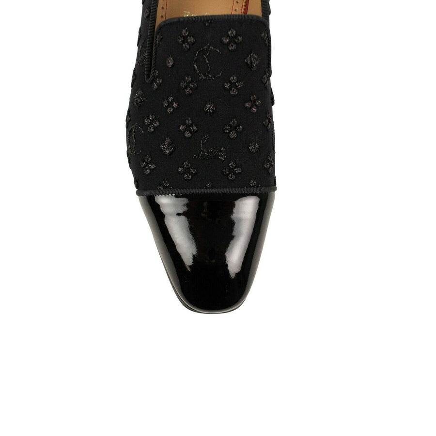 Rollerboy Jacquard Brocade Wholecut Venetian Loafers - Black