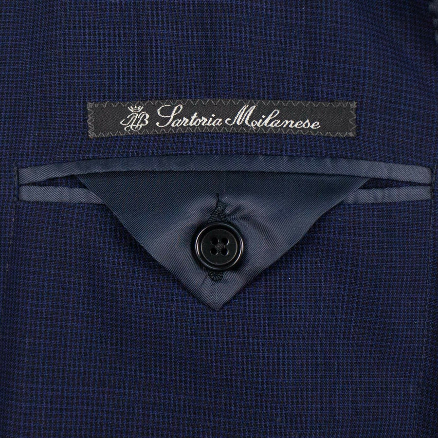 Drop 7 3 Roll 2 Button Wool Sport Coat - Navy Blue