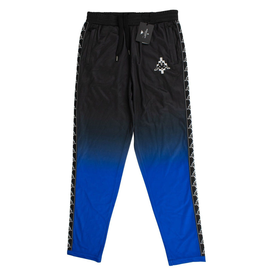 Kappa Logo Stripe Gradient Jersey Pants - Black / Blue