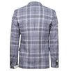 Drop 10 Plaid Wool 3 Roll 2 Button Sport Coat - Purple