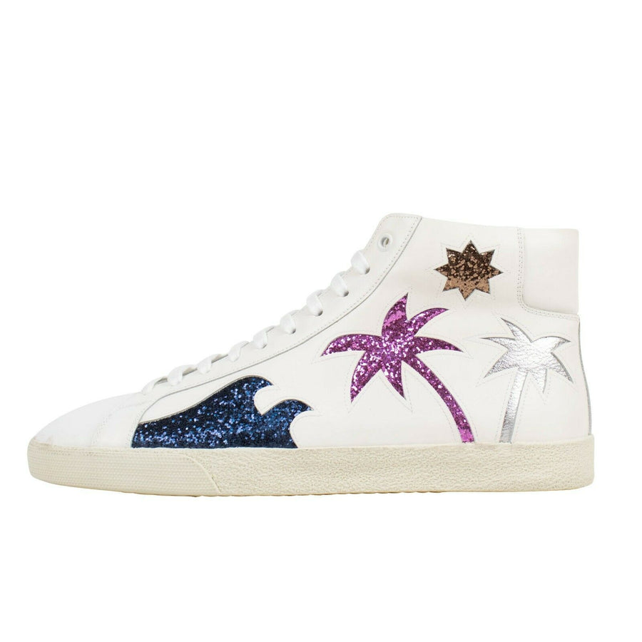 Leather Sea Sex & Sun High Top Sneaker - White