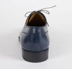 Leather Wingtip Oxfords - Blue