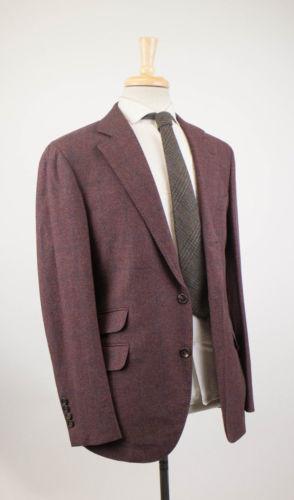 Cashmere Blend 3/2 Button Sport Coat - Purple