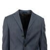 Drop 6 Wool 3 Roll 2 Button Classic Fit Suit - Blue
