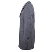 Gray Tweed Wool Slim Fit Coat