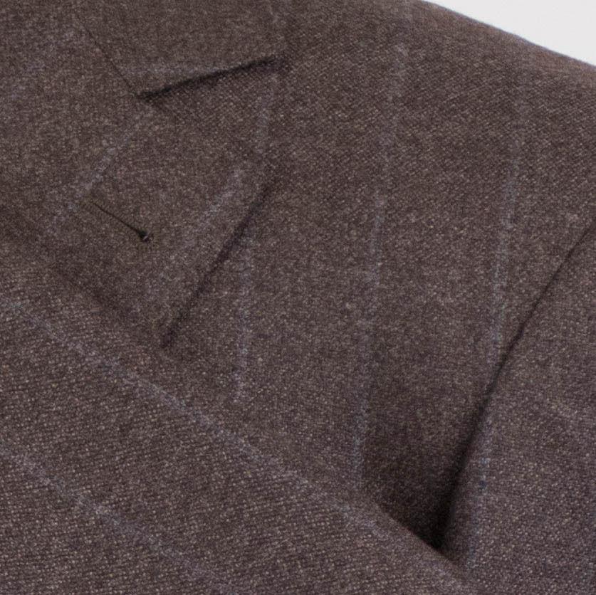 Cashmere Blend 3/2 Button Sport Coat - Brown