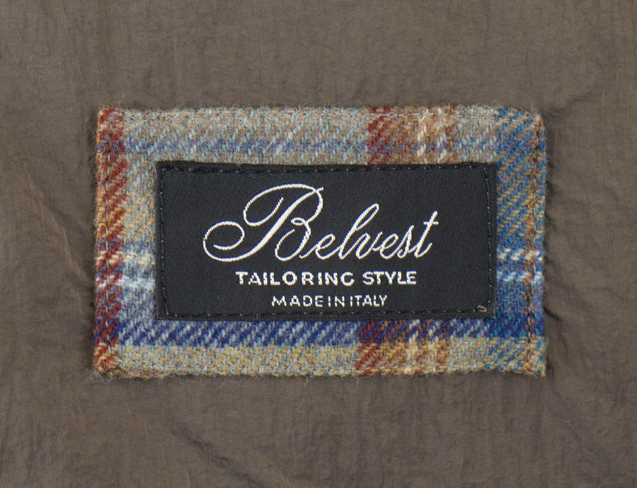 Multi-Color Wool Down Filled Puffer Jacket