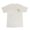 Cotton 'ASSC' Neon Logo T-Shirt - White