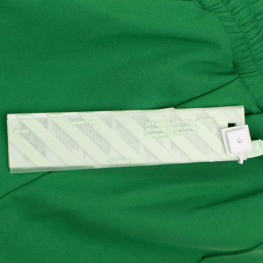 Nylon Rainbow Stripe Track Pants - Green