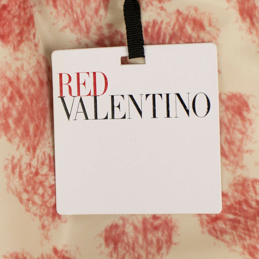 Satin Heart Printed Flare Shorts - Ivory