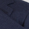 Plaid Wool Blend 3/2 Sport Coat - Blue