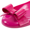 Pink With Bow Rubber Flats