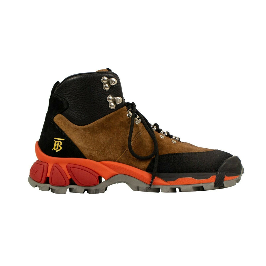 Leather And Suede Tor Boots - Black / Brown