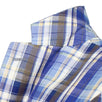 Drop 8 Plaid Cotton 3 Roll 2 Button Sport Coat - Blue
