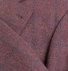 Cashmere Blend Windowpane 3/2 Button Sport Coat - Purple