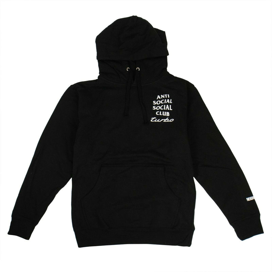 'Turbo' ASSC Logo Hooded Sweatshirt - Black