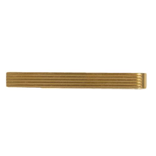 Brass Horizontal Tie Bar - Gold