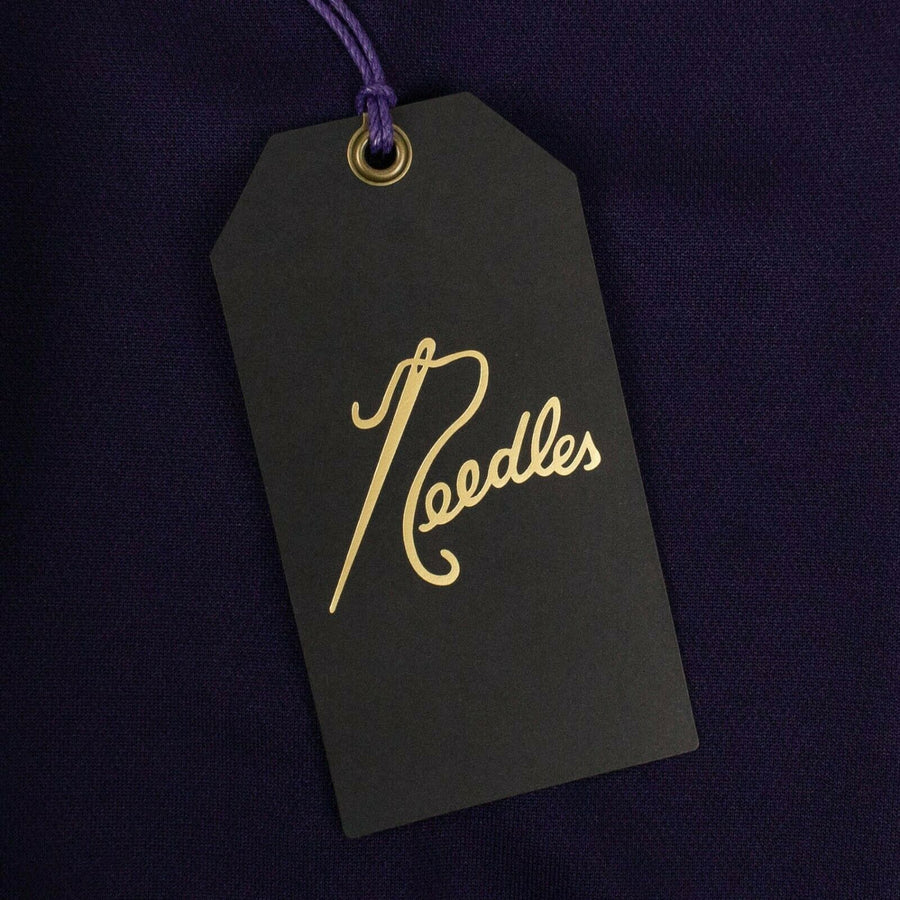 Polyester Side Stripe Track Pants - Purple