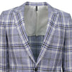 Drop 10 Plaid Wool 3 Roll 2 Button Sport Coat - Purple