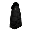 'Mesange' Down Filled Quilted Puffer Coat - Black