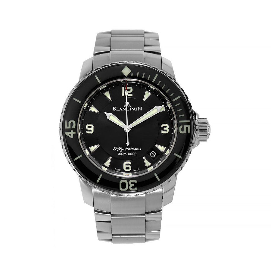 Blancpain Fifty Fathoms, Steel Unidirectional Bezel 45MM Diver 5015-1130( PRE-OWNED)