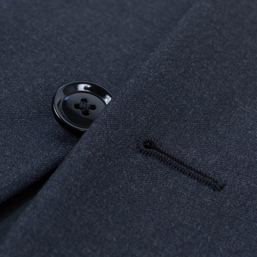Drop 8 Three Button Solid Suit - Charcoal Grey