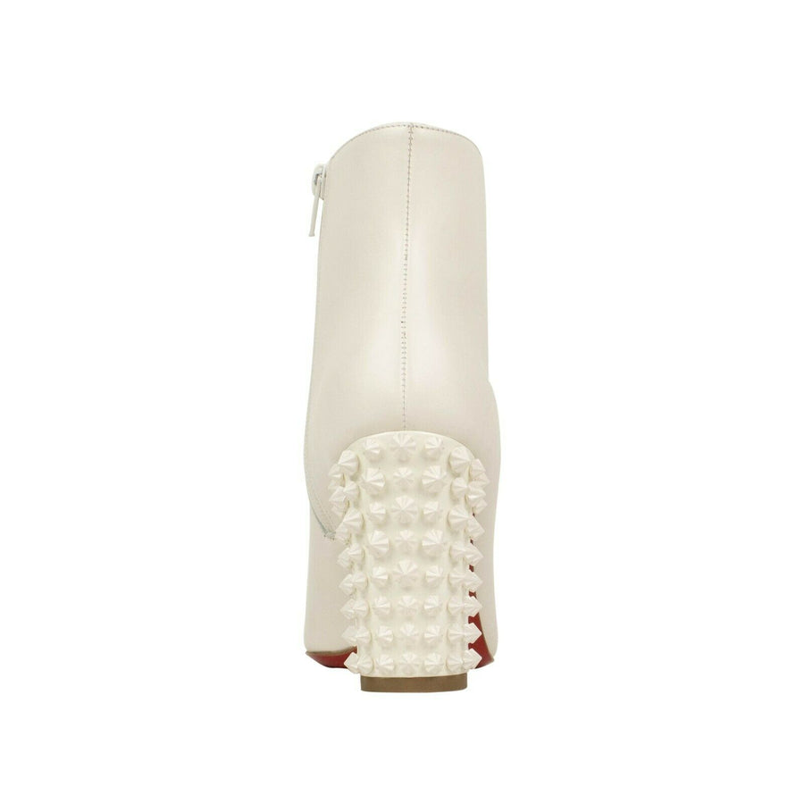 'Suzi Folk' 85mm Boots Heels- White