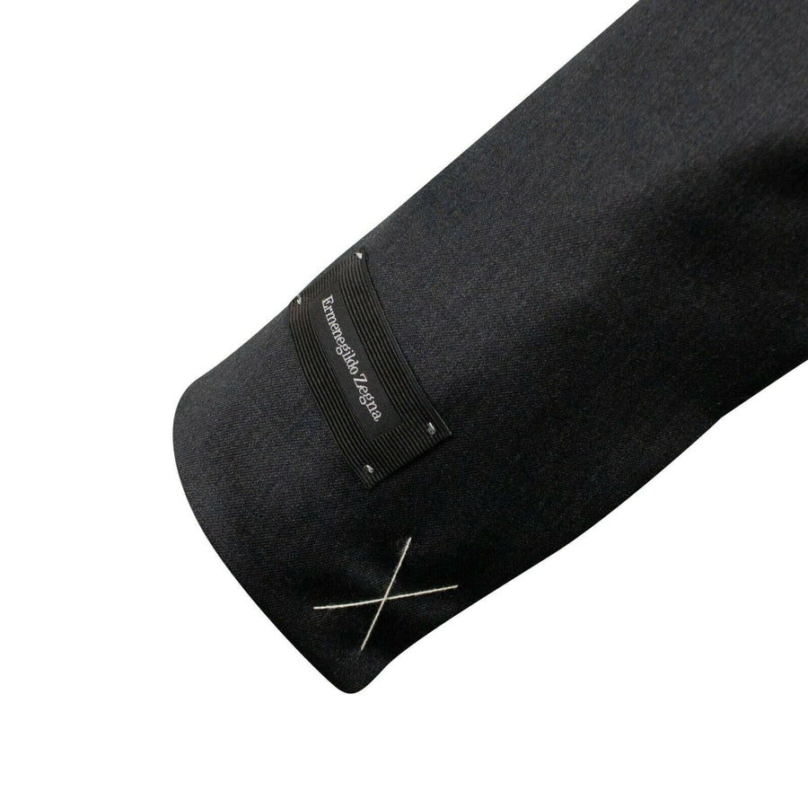 Wool Two Button Suit - Gray