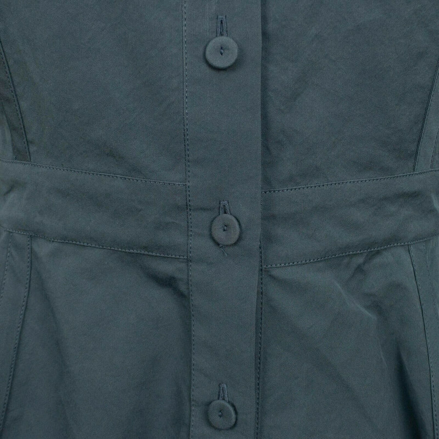 Tweedia Cotton Silk Shirt Dress