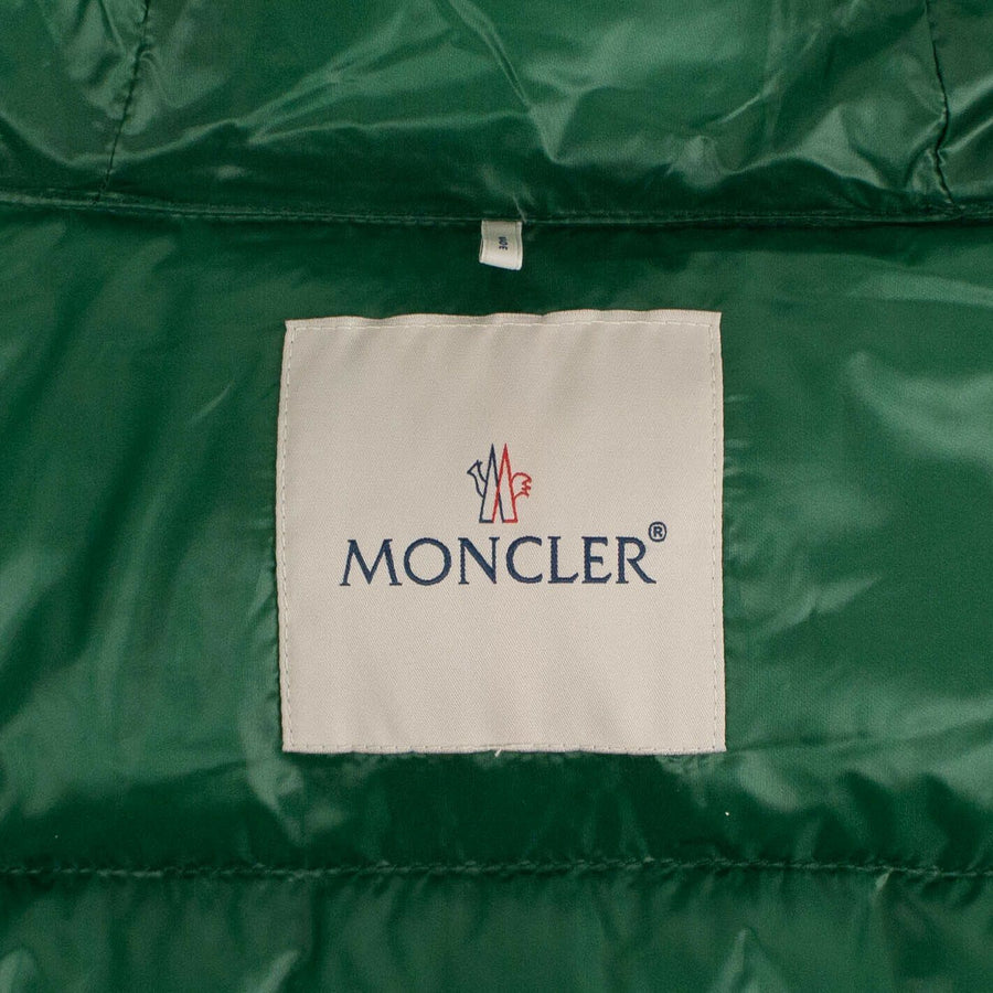 'Suyen' Down Filled Quilted Puffer Parka Coat - Green