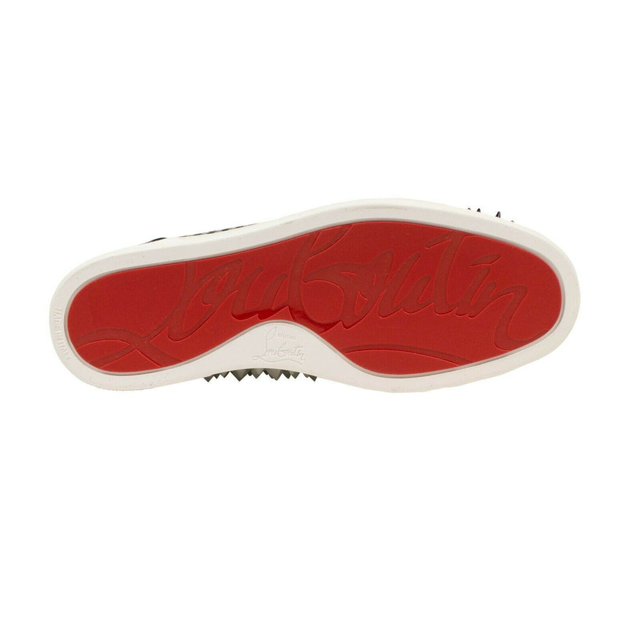 Men's Multi-Color Metallic Hi-Top Sneakers - Green / White / Gold