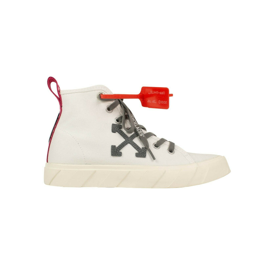 Icon Detail Mid Top Sneakers - White
