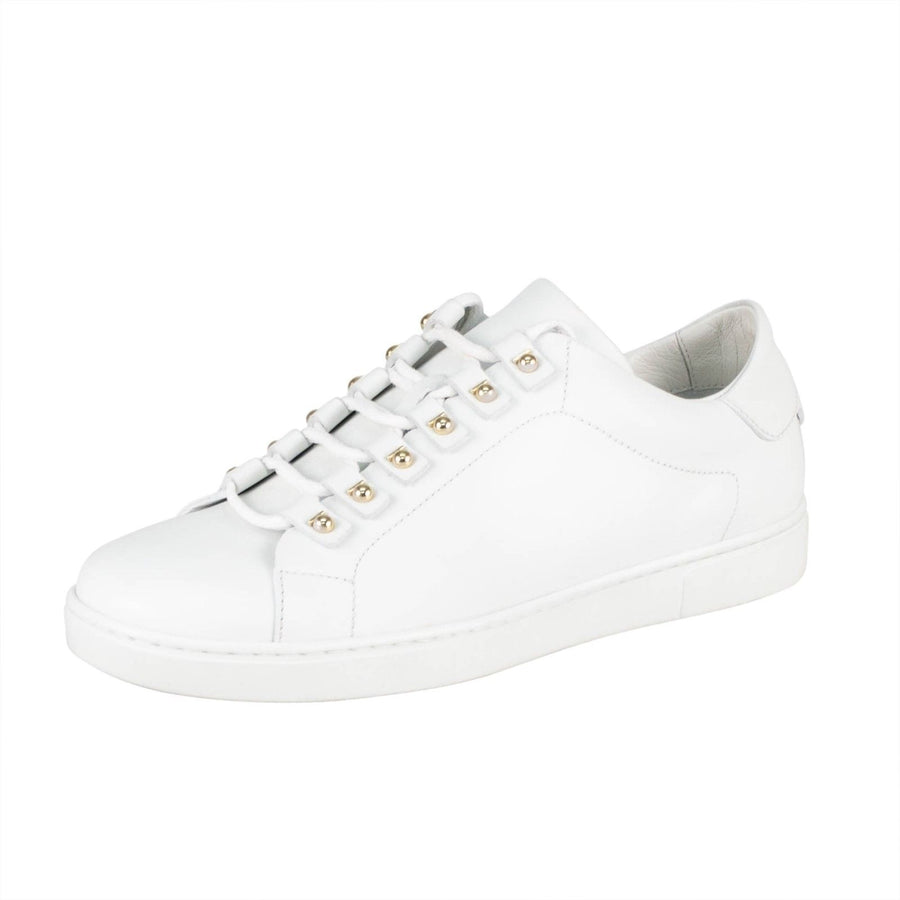 Vulcano Leather Sneakers - White