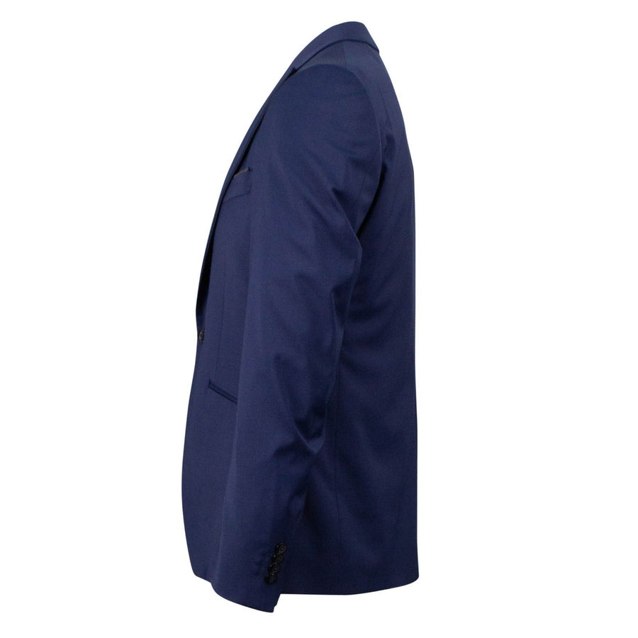 Drop 8 Wool Blend Three Piece Suit - Blue