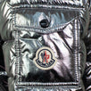 'Bady' Down Filled Quilted Puffer Coat - Silver