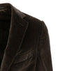 Drop 7 Velvet Cotton Blend 3 Roll 2 Button Sport Coat - Brown