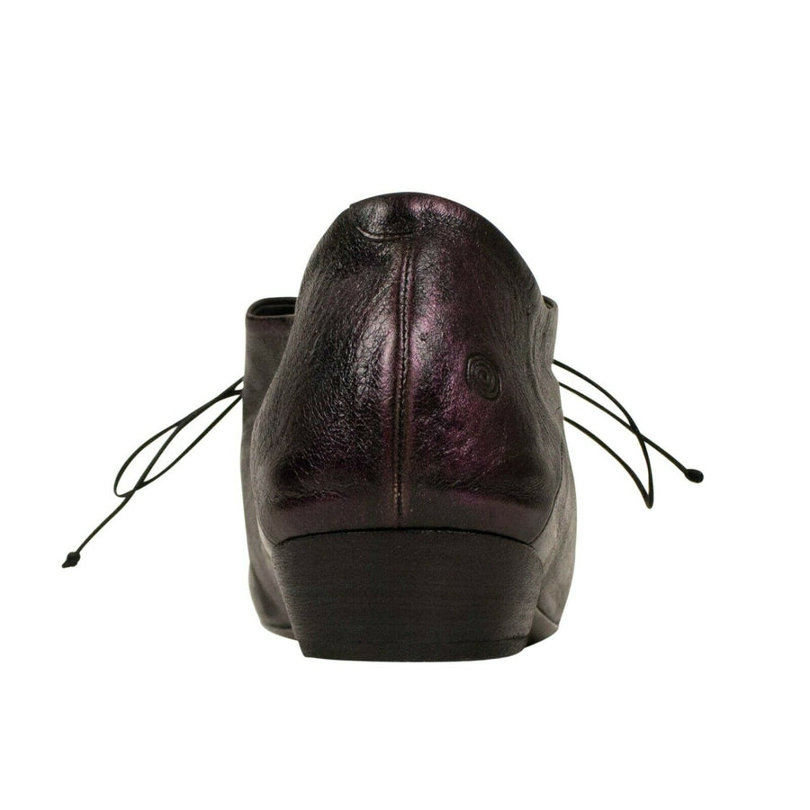 Discesa Iridescent Leather Flats - Black