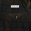 Drop 10 Plaid 3 Roll 2 Button Wool Sport Coat - Brown