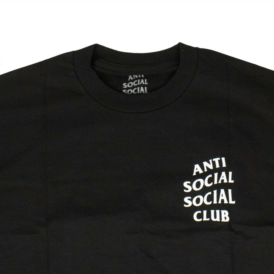 Cotton Cherry Blossom 'ASSC' T-Shirt - Black