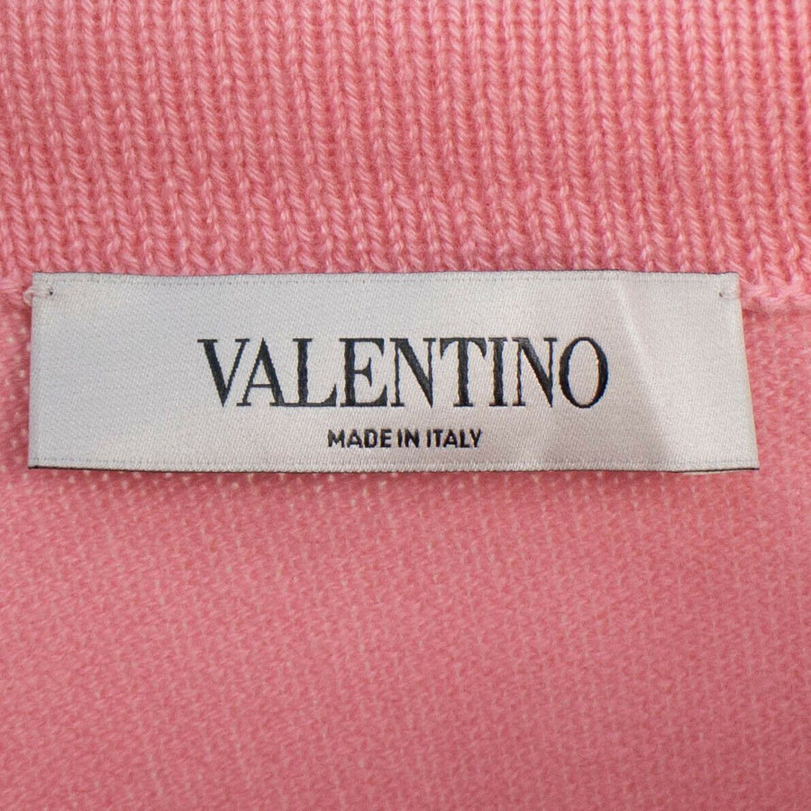 Loose Fit Cashmere Crop Sweater Top - Pink