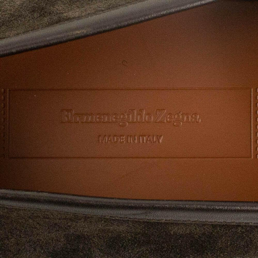 Criss-Cross Penny Loafer - Brown