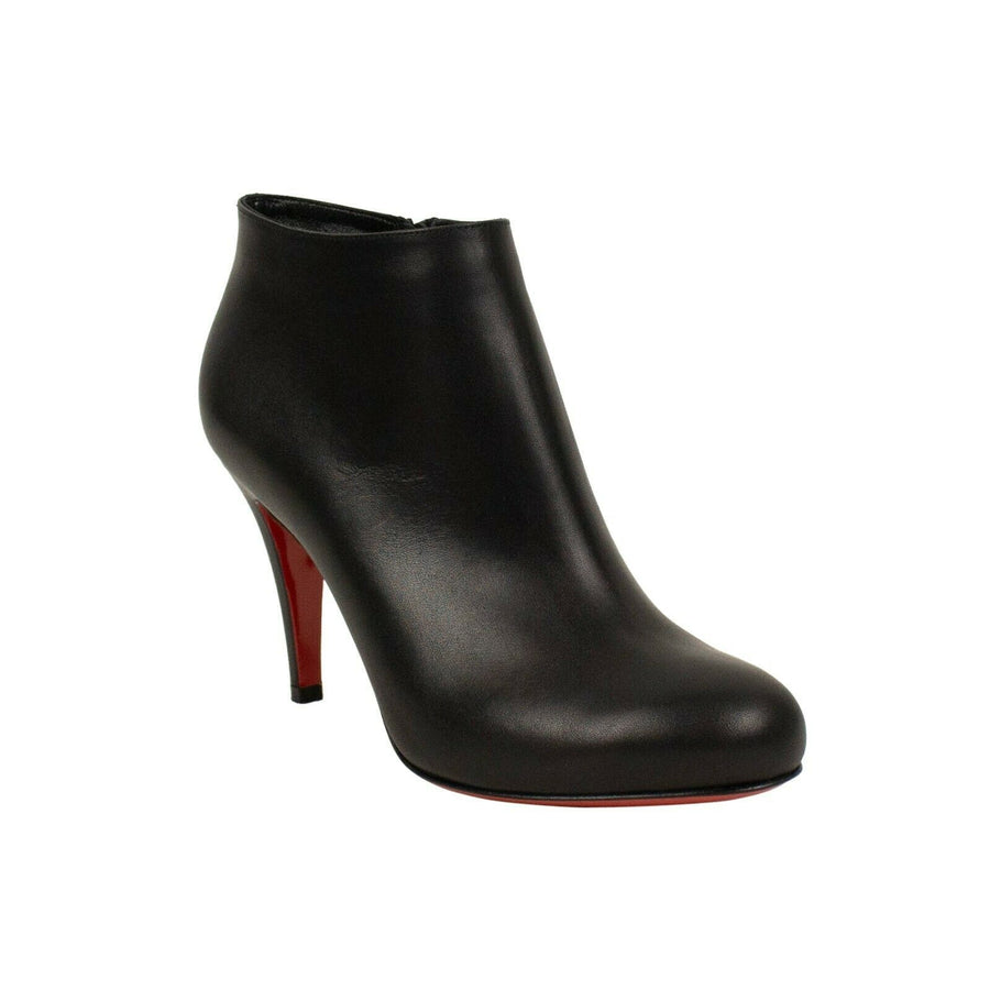 'Belle' Leather Ankle Boots - Black