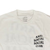 Cotton 'ASSC' Black Logo T-Shirt - White