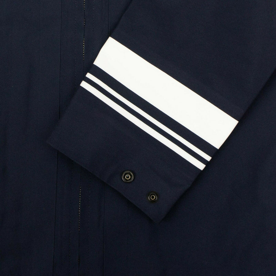 'Marina' Tank Shield Trench Coat - Blue