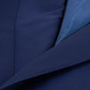 Drop 7 Solid Wool Blend Three Roll Two Button Suit - Navy