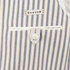 Drop 8 Striped Cotton 3 Roll 2 Button Sport Coat - Beige