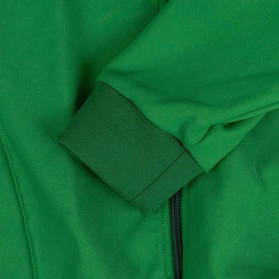 Zip Up Logo Stripe Track Jacket - Green